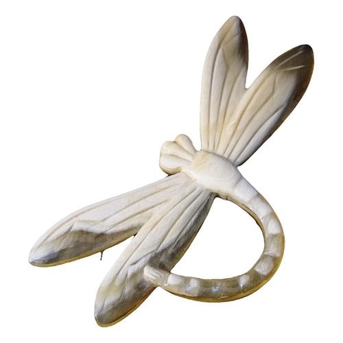 Pre-owned Kenzo Pin & Brooche In White