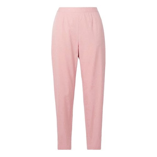 Pre-owned Altuzarra Wool Chino Pants In Pink