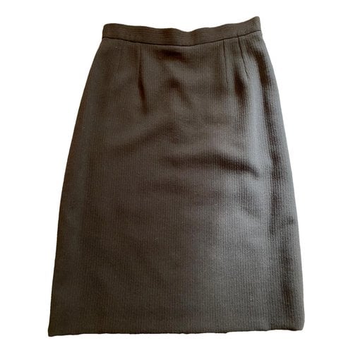 Pre-owned Givenchy Wool Skirt Suit In Black