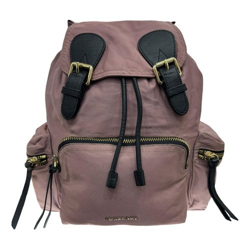 Pre-owned Burberry The Rucksack Cloth Backpack In Other