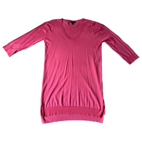 Pre-owned Louis Vuitton Cashmere Jersey Top In Pink