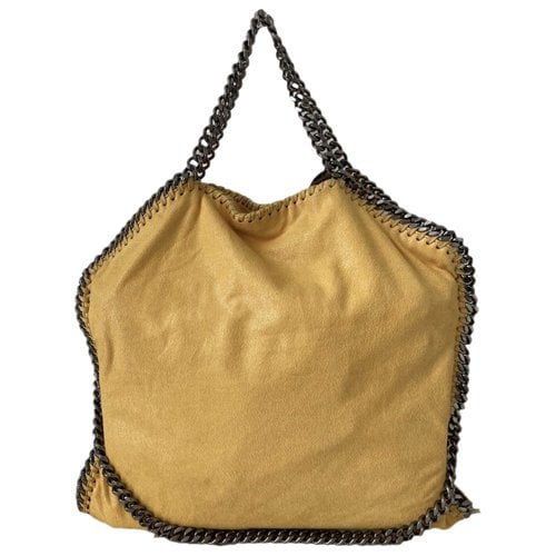 Pre-owned Stella Mccartney Falabella Vegan Leather Handbag In Yellow