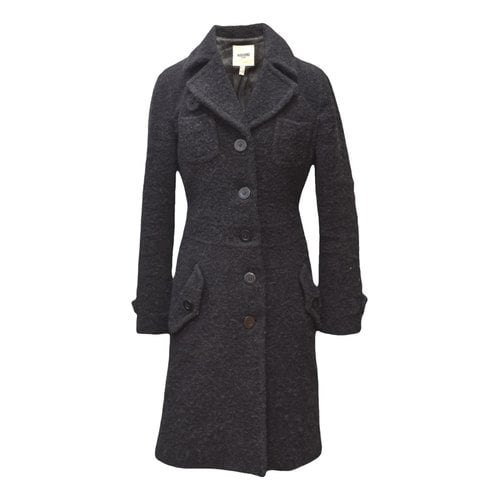 Pre-owned Moschino Wool Coat In Grey