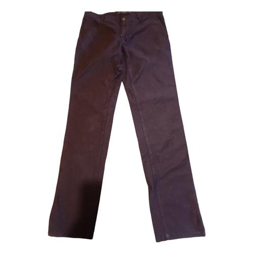 Pre-owned Incotex Trousers In Blue