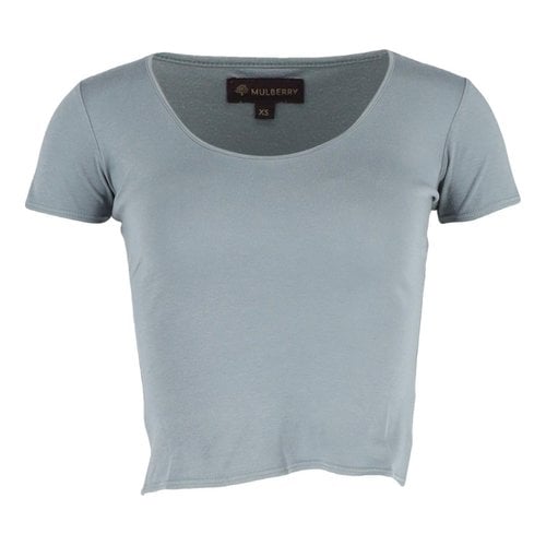 Pre-owned Mulberry T-shirt In Blue