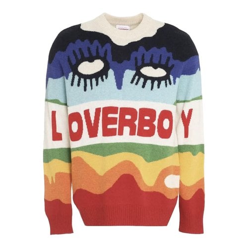 Pre-owned Charles Jeffrey Loverboy Wool Pull In Multicolour