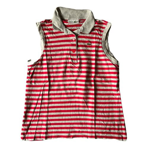 Pre-owned Lacoste Vest In Red