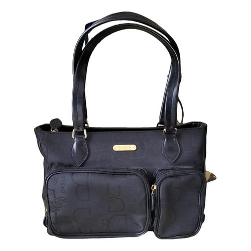 Pre-owned Basile Cloth Handbag In Black