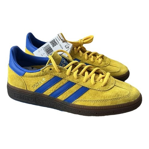 Pre-owned Adidas Originals Samba Trainers In Yellow