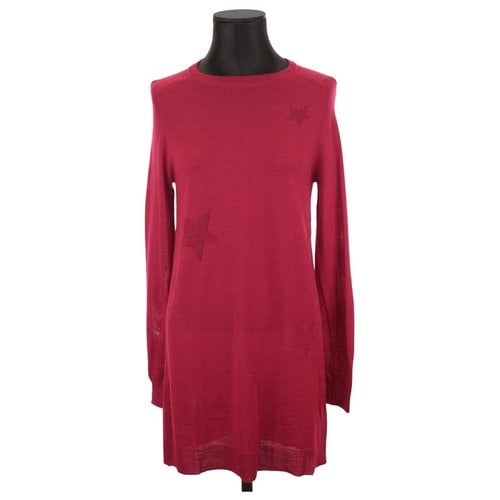 Pre-owned Zadig & Voltaire Wool Mini Dress In Red