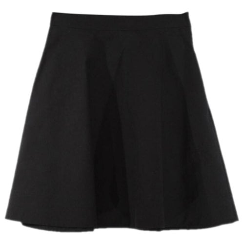 Pre-owned Paule Ka Mid-length Skirt In Black