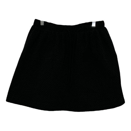 Pre-owned Frankie Morello Mini Skirt In Black