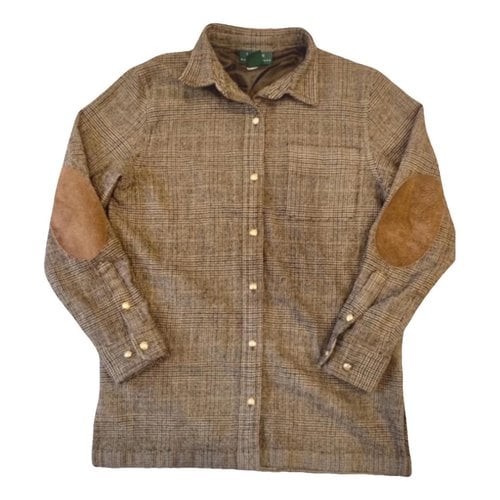 Pre-owned Ralph Lauren Wool Shirt In Brown