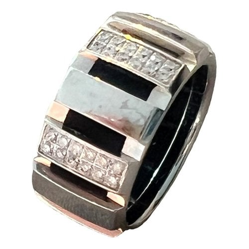 Pre-owned Chaumet Class One White Gold Ring In Silver