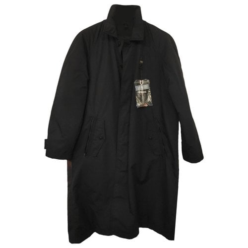 Pre-owned Blauer Trenchcoat In Black