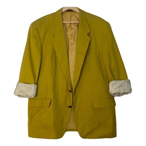 Pre-owned Saint Laurent Jacket In Yellow