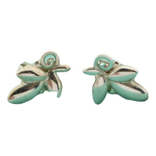 Pre-owned Tiffany & Co Paloma Picasso Silver Earrings