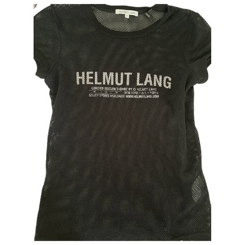 Pre-owned Helmut Lang T-shirt In Black
