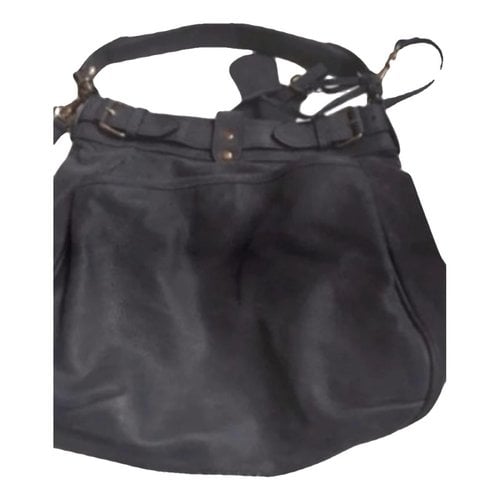 Pre-owned Vanessa Bruno Lune Leather Handbag In Blue