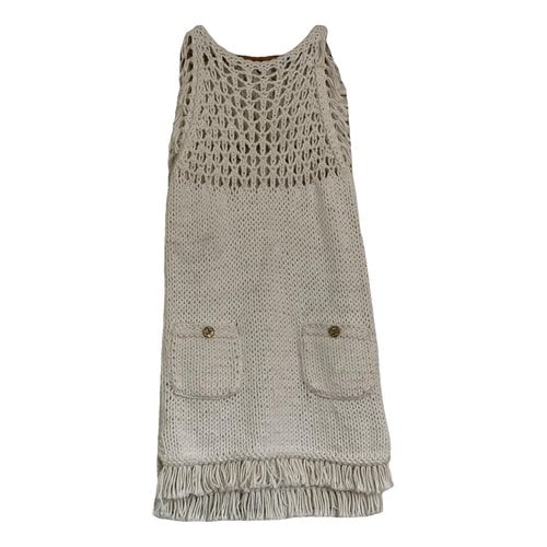 Pre-owned Chanel Mid-length Dress In Beige