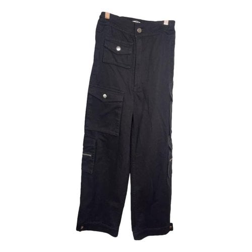 Pre-owned Eb Denim Trousers In Black