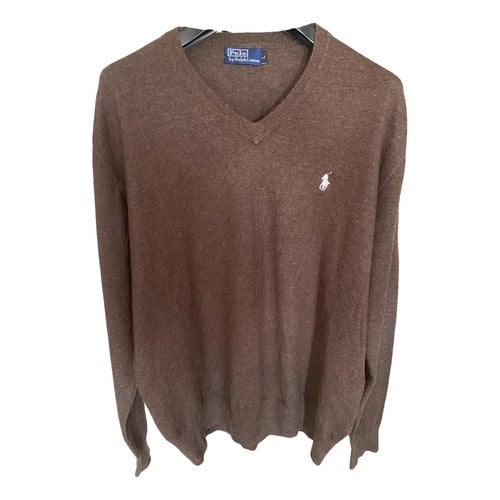 Pre-owned Polo Ralph Lauren Cashmere Pull In Brown