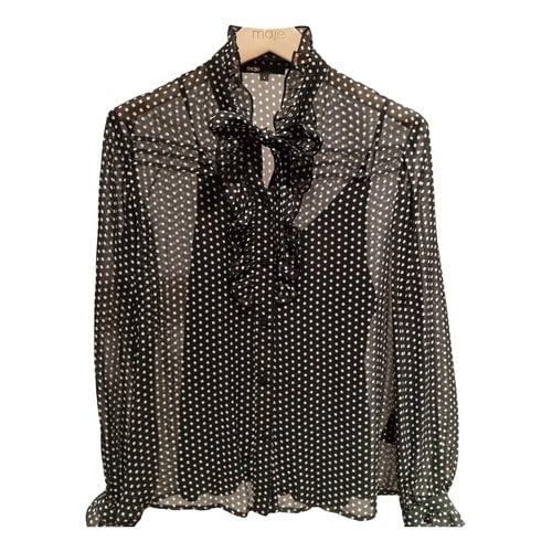 Pre-owned Maje Shirt In Black