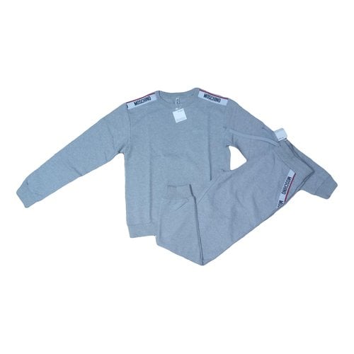Pre-owned Moschino Knitwear & Sweatshirt In Grey