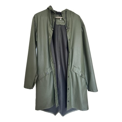 Pre-owned Rains Trench Coat In Khaki