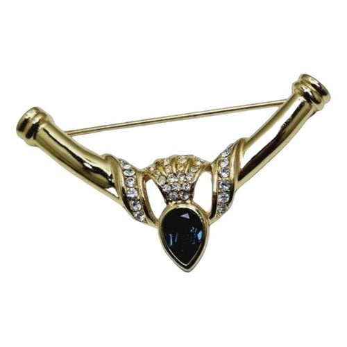 Pre-owned Dior Pin & Brooche In Blue