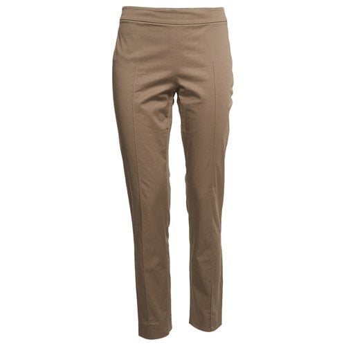 Pre-owned Moschino Cheap And Chic Trousers In Brown