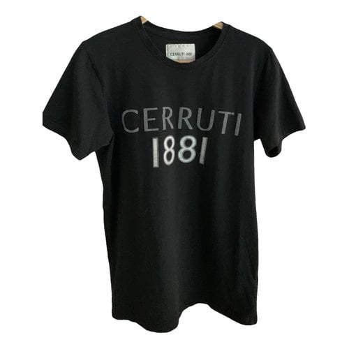 Pre-owned Cerruti 1881 T-shirt In Black