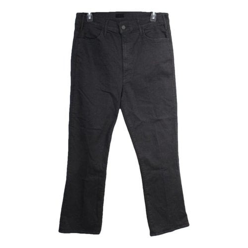 Pre-owned Mother Mbootcut Jeans In Black