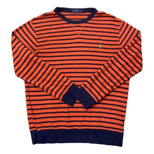 Pre-owned Polo Ralph Lauren Sweatshirt In Orange