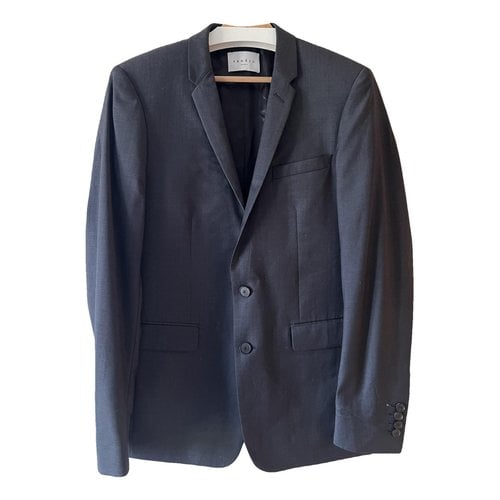 Pre-owned Sandro Wool Vest In Grey