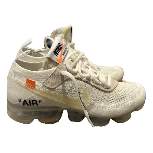 Pre-owned Nike X Off-white Vapormax Tweed Trainers In White