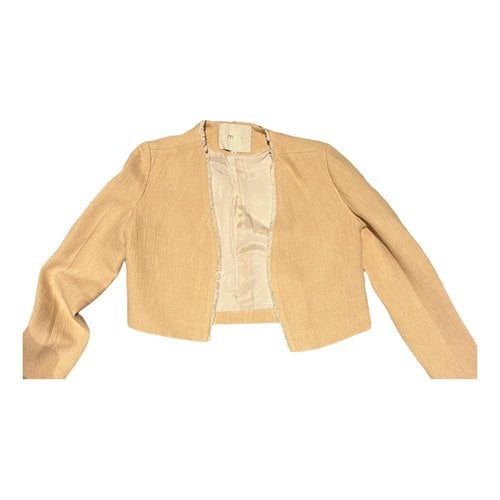 Pre-owned Maje Linen Blazer In Other