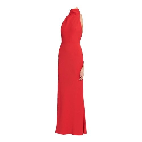 Pre-owned Alexander Mcqueen Maxi Dress In Red