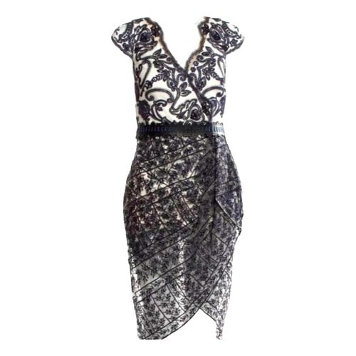 Pre-owned Marchesa Notte Lace Mid-length Dress In Other