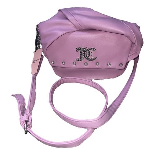 Pre-owned Juicy Couture Leather Crossbody Bag In Purple