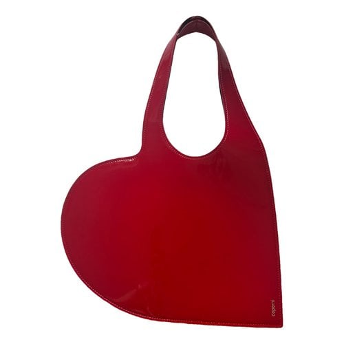 Pre-owned Coperni Patent Leather Tote In Red