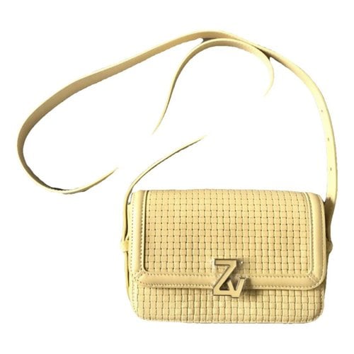 Pre-owned Zadig & Voltaire Leather Crossbody Bag In Yellow