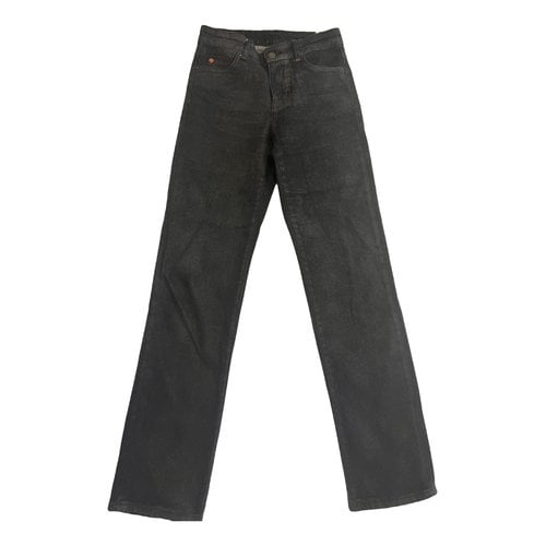Pre-owned Max & Co Straight Jeans In Grey