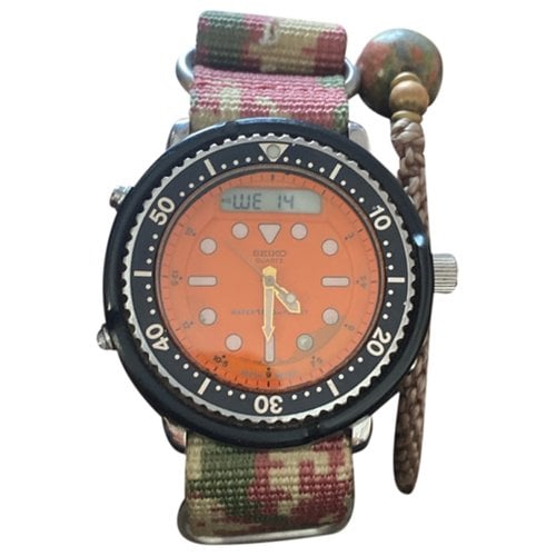 Pre-owned Seiko Watch In Orange