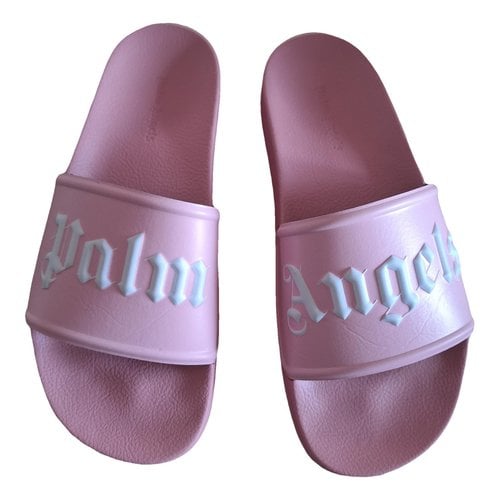 Pre-owned Palm Angels Mules In Pink