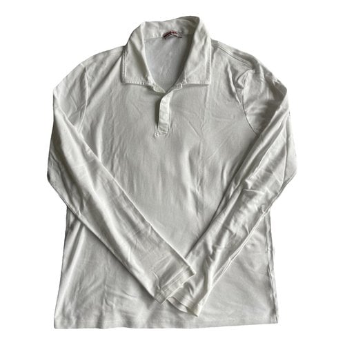 Pre-owned Prada Polo Shirt In White