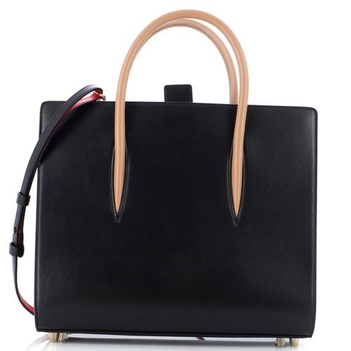 Pre-owned Christian Louboutin Leather Tote In Black