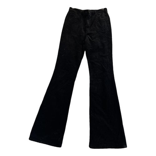 Pre-owned J Brand Velvet Trousers In Black