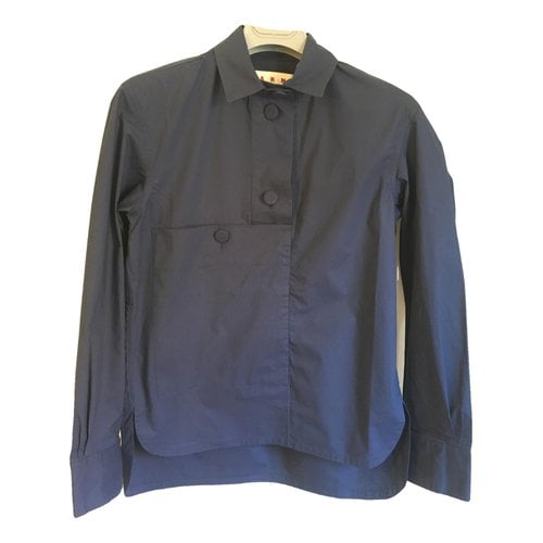 Pre-owned Marni Shirt In Navy