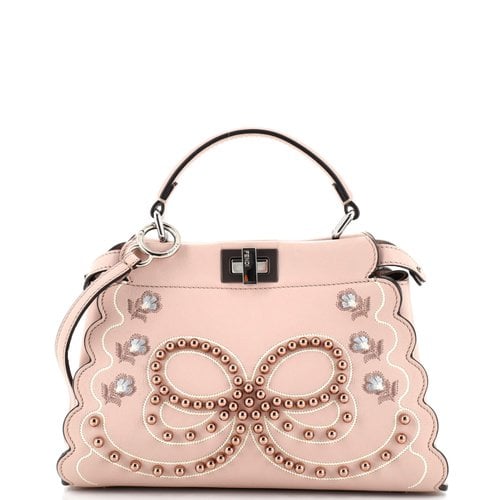 Pre-owned Fendi Leather Satchel In Pink